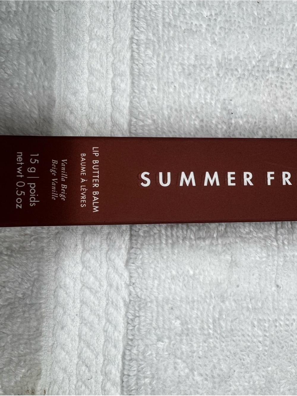 SUMMER FR - Lip Butter Balm in Warm Brown Vanilla Beige